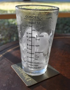 DWTS Mixing Glass Oz